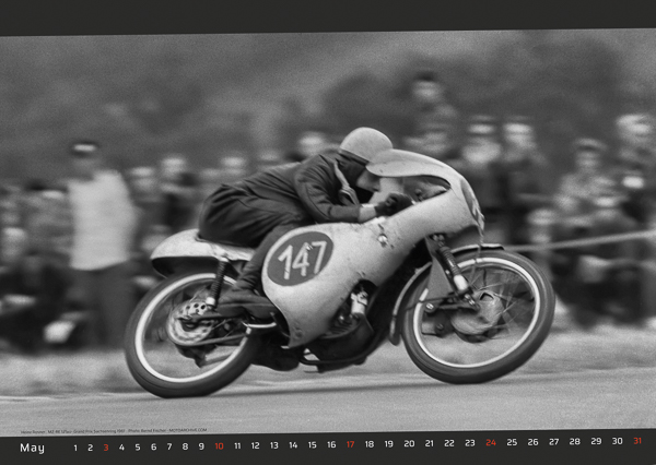 Wandkalender 2026 | Classic Racer | High Quality Kalender im Grossformat A2 mit UV Lack – Bild 6