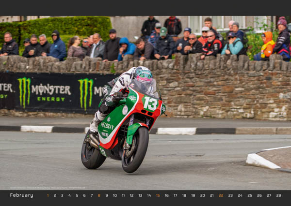 Wandkalender 2026 | Isle of Man Racer | High Quality Kalender im Grossformat A2 mit UV Lack – Bild 3