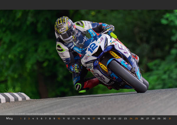 Wandkalender 2026 | Isle of Man Racer | High Quality Kalender im Grossformat A2 mit UV Lack – Bild 6