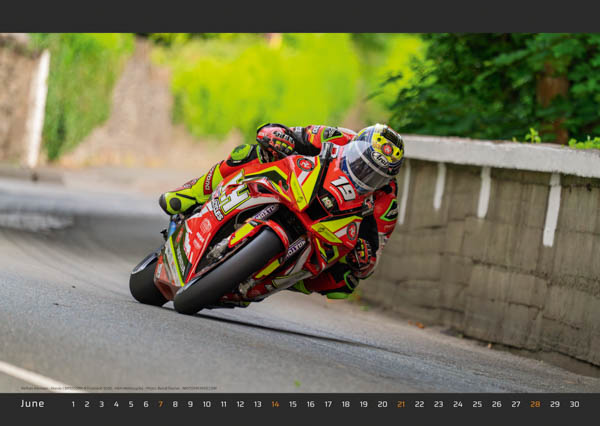 Wandkalender 2026 | Isle of Man Racer | High Quality Kalender im Grossformat A2 mit UV Lack – Bild 7