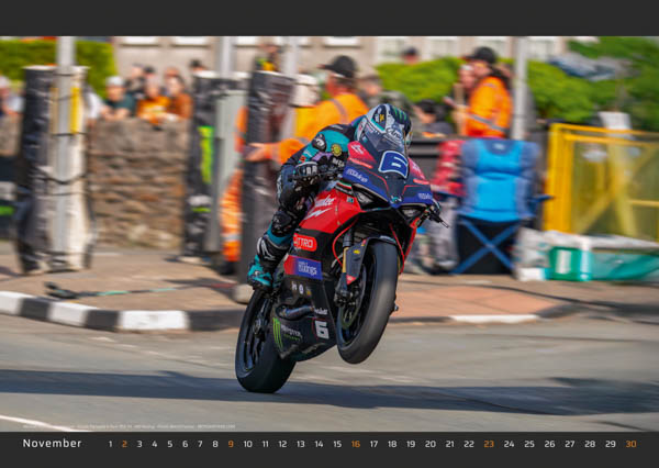 Wandkalender 2026 | Isle of Man Racer | High Quality Kalender im Grossformat A2 mit UV Lack – Bild 12