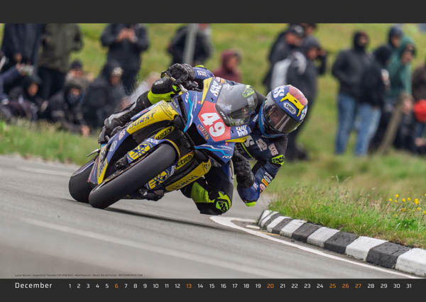 Wandkalender 2026 | Isle of Man Racer | High Quality Kalender im Grossformat A2 mit UV Lack – Bild 13